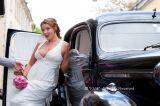 Свадебная фото съемка с ретро авто КрайслерДе Сото