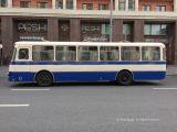 фотографии рейсового автобуса Лиаз 677 в Москве. 